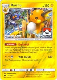 Raichu - 41/147 (League Challenge) [2nd Place] — League & Championship Cards 41 Pokémon card