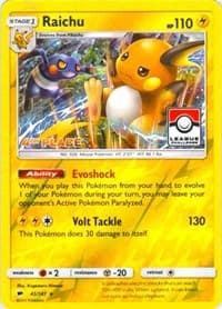 Raichu - 41/147 (League Challenge) [4th Place] — League & Championship Cards 41