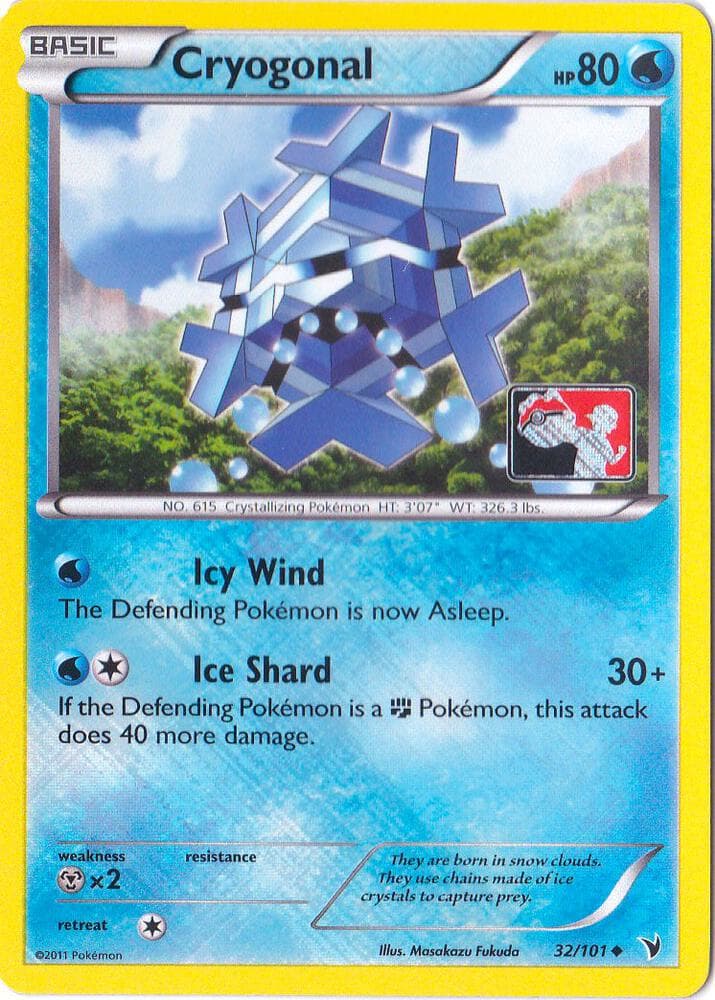 Cryogonal - 32/101 (League Promo) — League & Championship Cards 32 Pokémon card