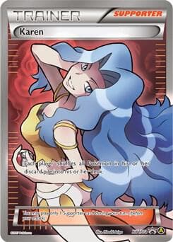 Karen - XY177a — Alternate Art Promos XY177a Pokémon card