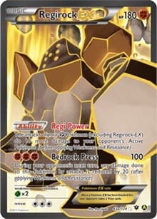 Regirock EX — Alternate Art Promos 43a