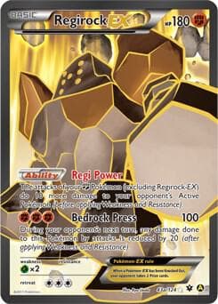 Regirock EX — Alternate Art Promos 43a Pokémon card