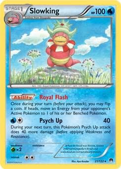Slowking - 21/122 (Cosmos Holo) — Alternate Art Promos 21 Pokémon card