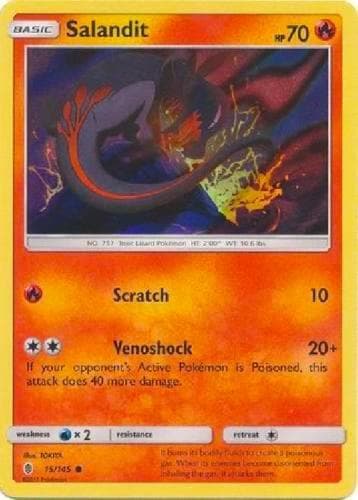 Salandit - 15/145 (Collection Promo) — League & Championship Cards 15 Pokémon card