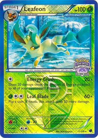 Leafeon - 11/116 (State Championships) — League & Championship Cards 11 Pokémon card