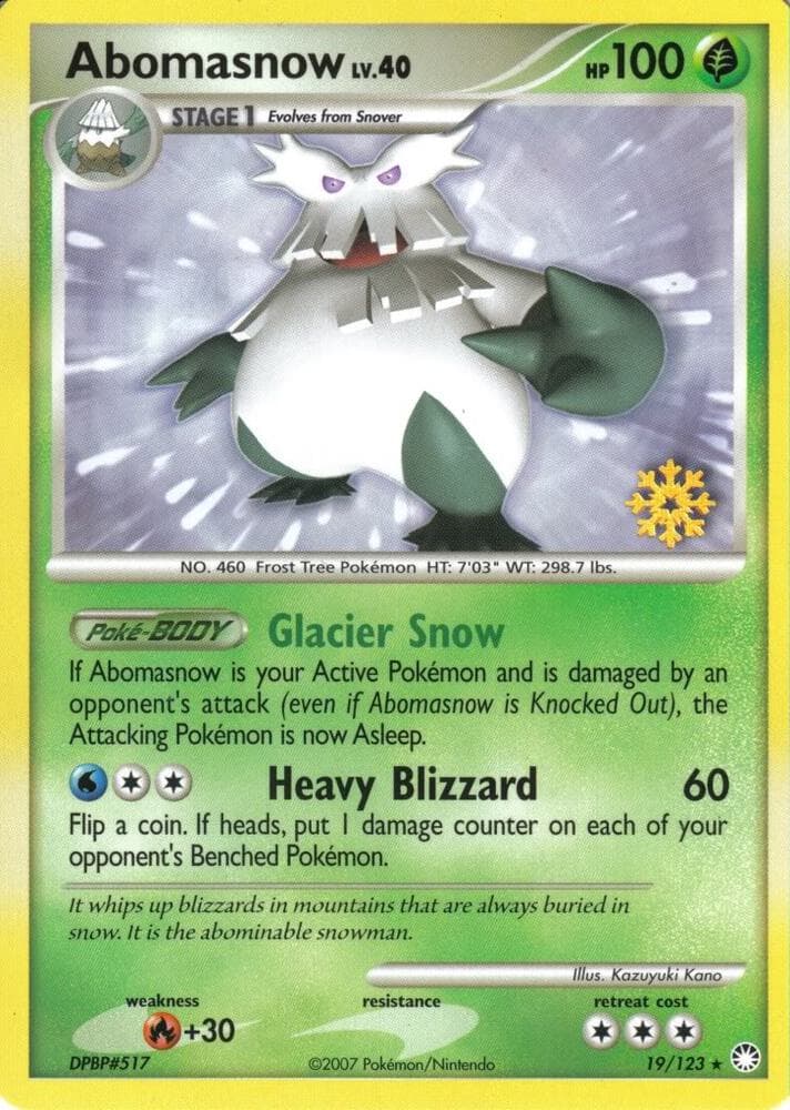 Abomasnow — Countdown Calendar Promos 19 Pokémon card