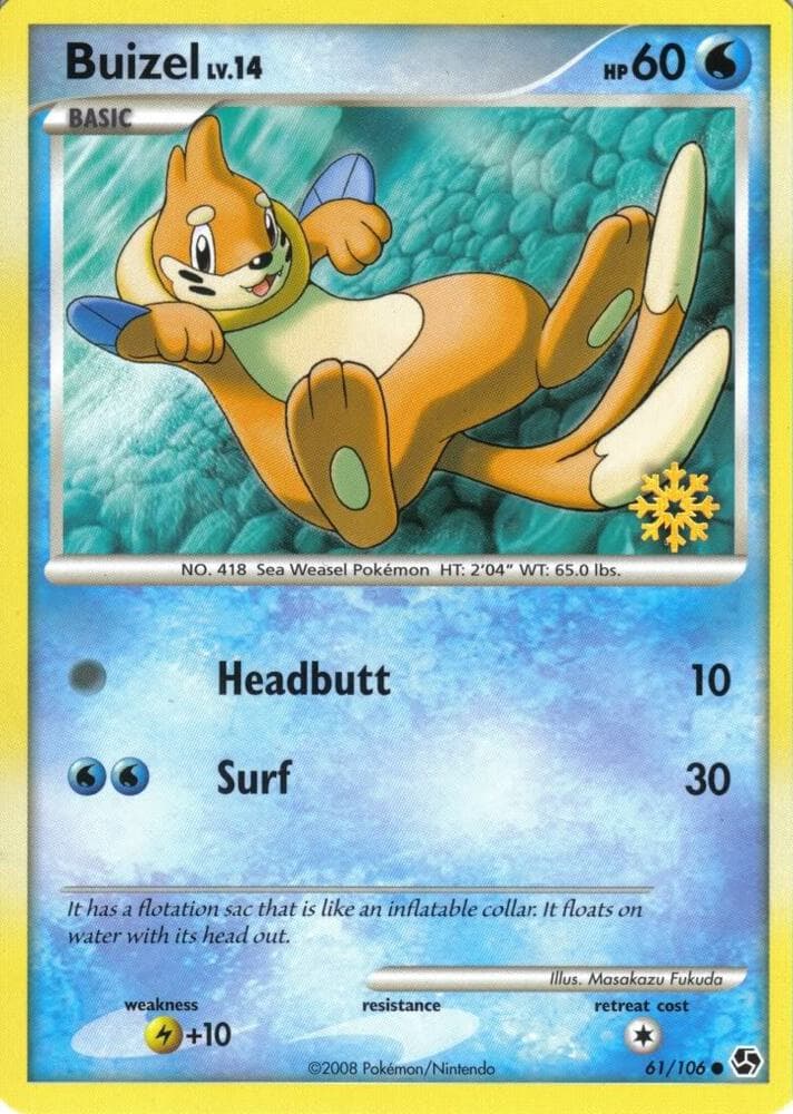 Buizel — Countdown Calendar Promos 61 Pokémon card