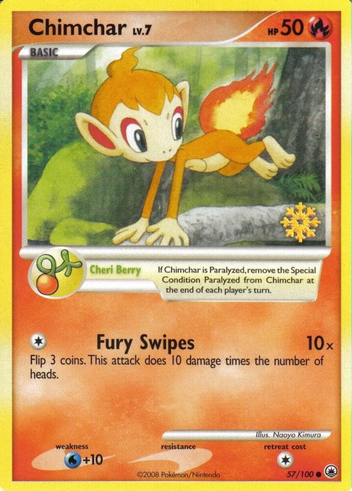 Chimchar — Countdown Calendar Promos 57 Pokémon card