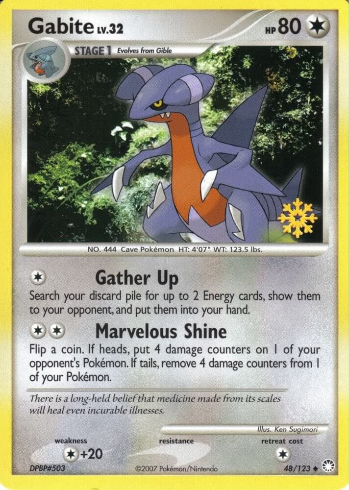 Gabite — Countdown Calendar Promos 48 Pokémon card