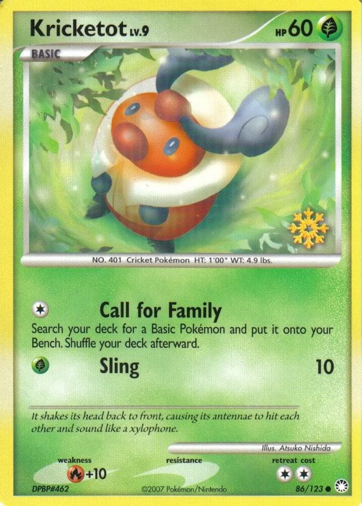 Kricketot — Countdown Calendar Promos 86 Pokémon card