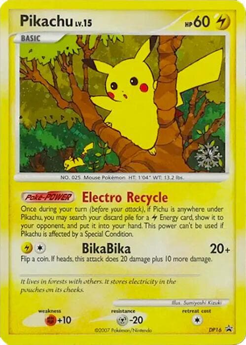 Pikachu - DP16 — Countdown Calendar Promos DP16 Pokémon card