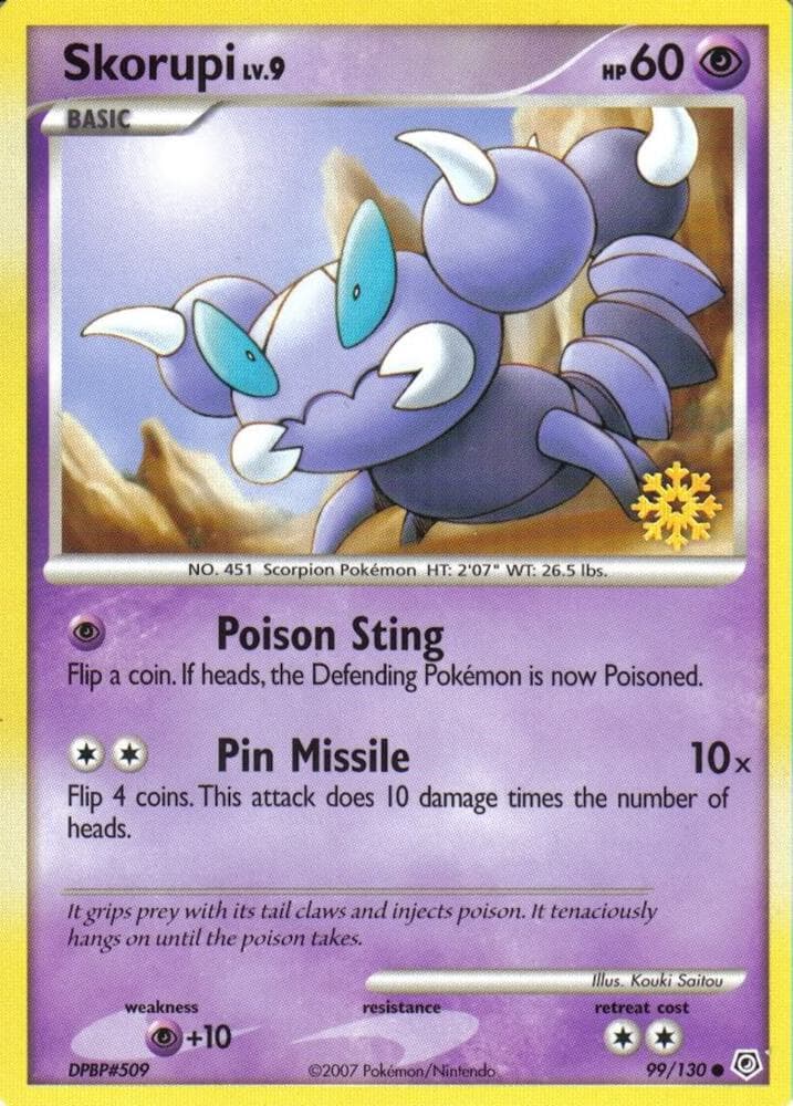 Skorupi — Countdown Calendar Promos 99 Pokémon card