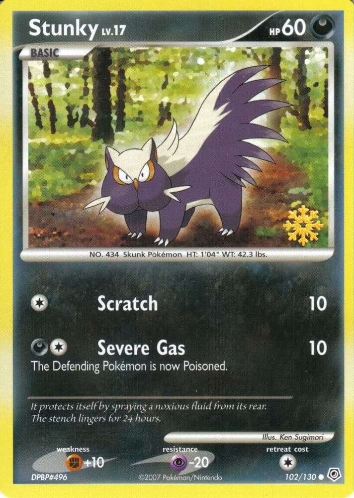 Stunky — Countdown Calendar Promos 102 Pokémon card