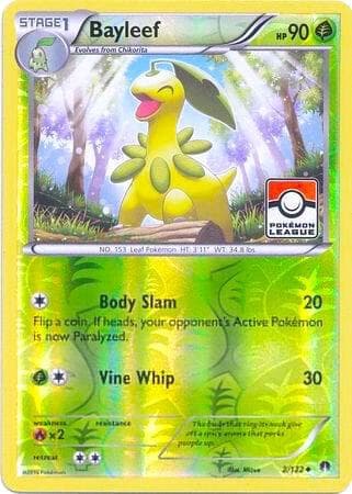 Bayleef - 2/122 (Pokemon League) — League & Championship Cards 2 Pokémon card