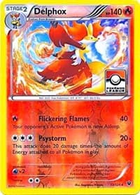 Delphox - 13/124 (Pokemon League) — League & Championship Cards 13