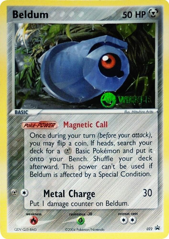 Beldum - 022 (League Promo) [Winner] — League & Championship Cards 22 Pokémon card