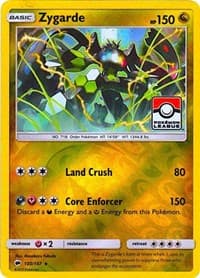 Zygarde - 100/147 (Pokemon League) — League & Championship Cards 100
