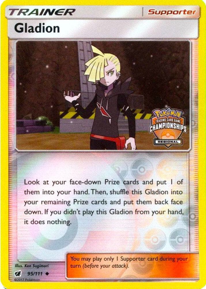 Gladion - 95/111 (Regional Championships) — League & Championship Cards 95 Pokémon card