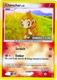 Chimchar - 76/130 [Diamond & Pearl] — Burger King Promos 76