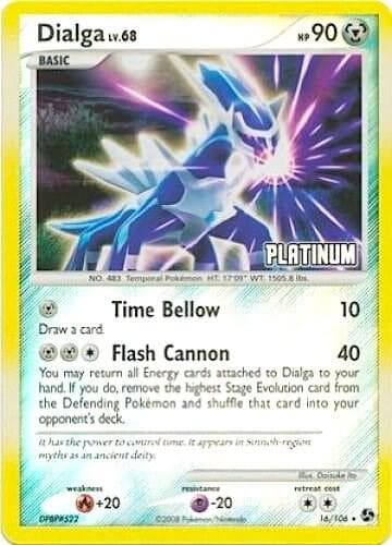 Dialga - 16/106 [Platinum] — Burger King Promos 16 Pokémon card