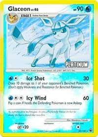 Glaceon - 20/100 [Platinum] — Burger King Promos 20