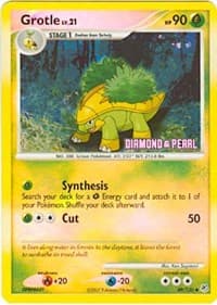 Grotle - 49/130 [Diamond & Pearl] — Burger King Promos 49