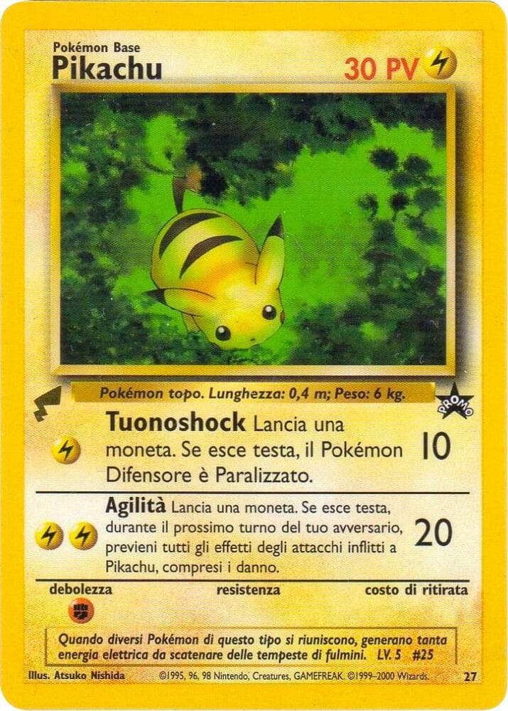 Pikachu (Baby) — Pikachu World Collection Promos 27 Pokémon card