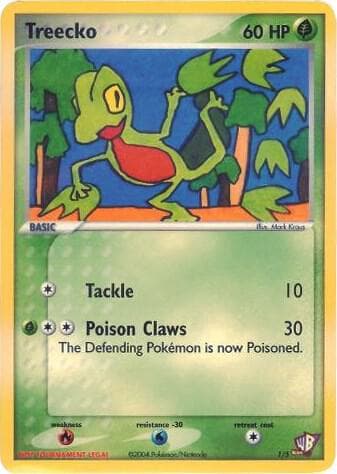 Treecko — Kids WB Promos 1 Pokémon card