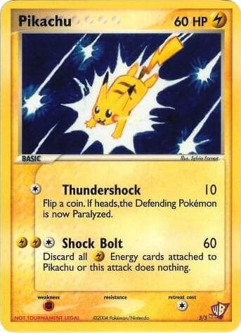 Pikachu — Kids WB Promos 5 Pokémon card