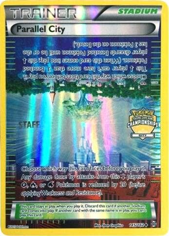 Parallel City - 145/162 (City Championships) [Staff] — League & Championship Cards 145 Pokémon card