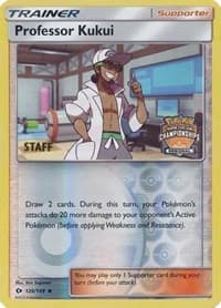 Professor Kukui - 128/149 (Regional Championships) [Staff] — League & Championship Cards 128 Pokémon card