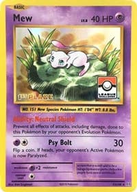 Mew - 53/108 (League Challenge) [1st Place] — League & Championship Cards 53 Pokémon card