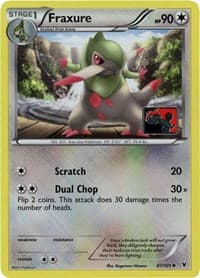 Fraxure - 87/101 (League Promo) — League & Championship Cards 87