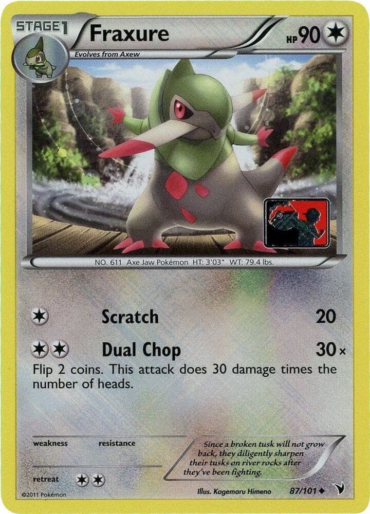 Fraxure - 87/101 (League Promo) — League & Championship Cards 87 Pokémon card