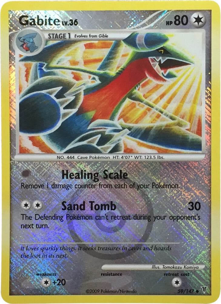 Gabite - 59/147 (Championship Promo) — League & Championship Cards 59 Pokémon card