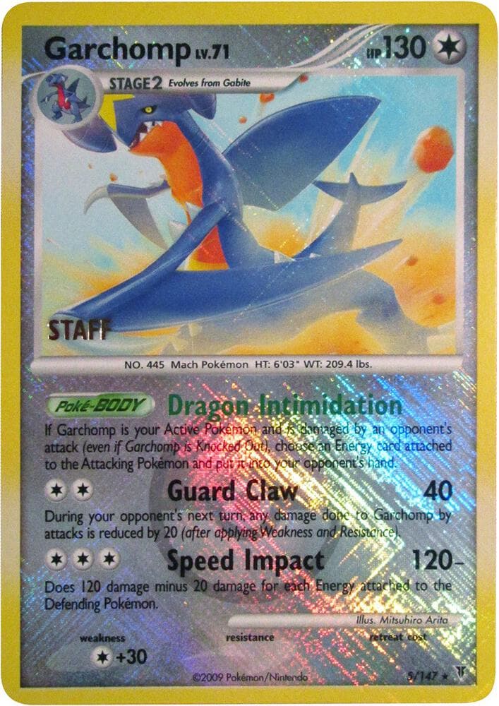 Garchomp - 5/147 (Championship Promo) [Staff] — League & Championship Cards 5 Pokémon card