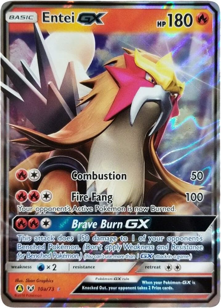 Entei GX — Alternate Art Promos 10a Pokémon card