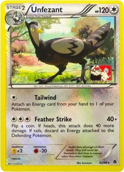 Unfezant - 82/98 (League Promo) — League & Championship Cards 82 Pokémon card