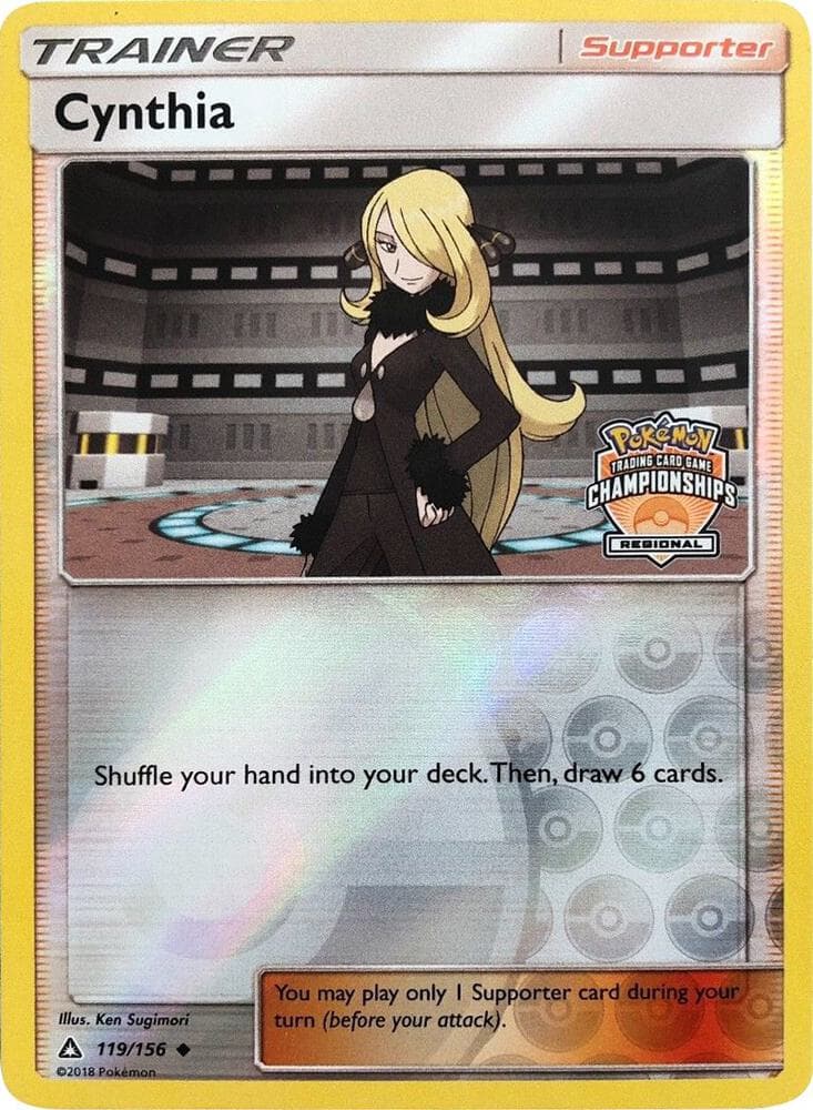 Cynthia - 119/156 (Regional Championships) — League & Championship Cards 119 Pokémon card