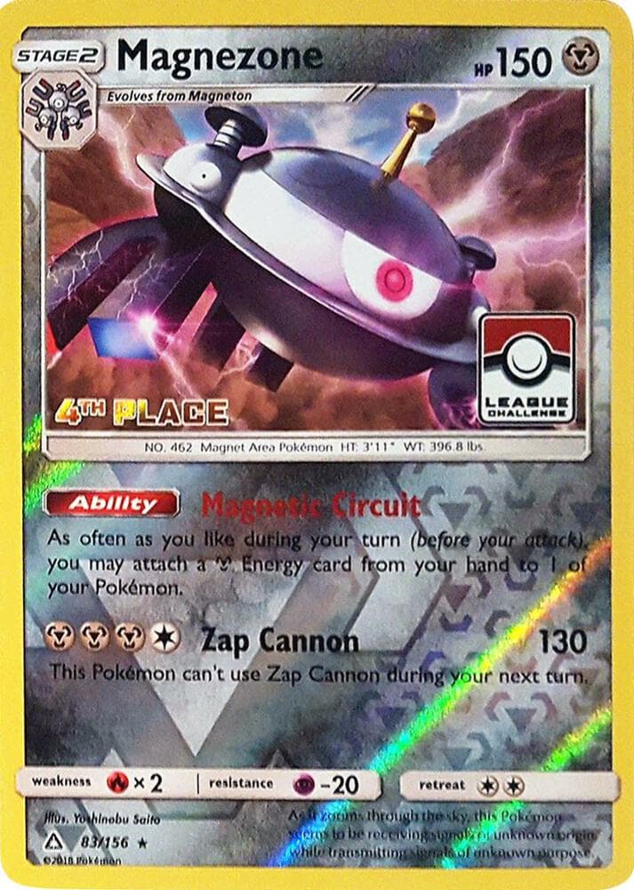 Magnezone - 83/156 (League Challenge) [4th Place] — League & Championship Cards 83 Pokémon card
