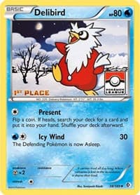 Delibird - 38/149 (Pokemon League) [1st Place] — League & Championship Cards 38 Pokémon card