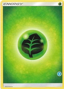 Grass Energy (2) — SM Trainer Kit: Alolan Sandslash & Alolan Ninetales 2 Pokémon card