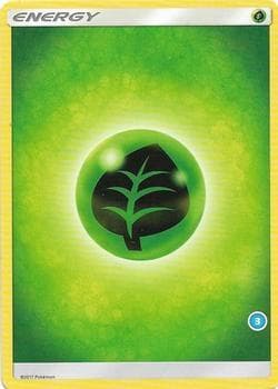 Grass Energy (3) — SM Trainer Kit: Alolan Sandslash & Alolan Ninetales 3 Pokémon card