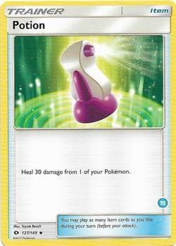 Potion (15) — SM Trainer Kit: Alolan Sandslash & Alolan Ninetales 127 Pokémon card
