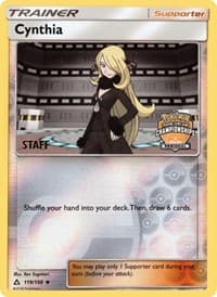 Cynthia - 119/156 (Regional Championships) [Staff] — League & Championship Cards 119