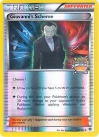 Giovanni's Scheme - 138/162 (Regional Championships) — League & Championship Cards 138 Pokémon card