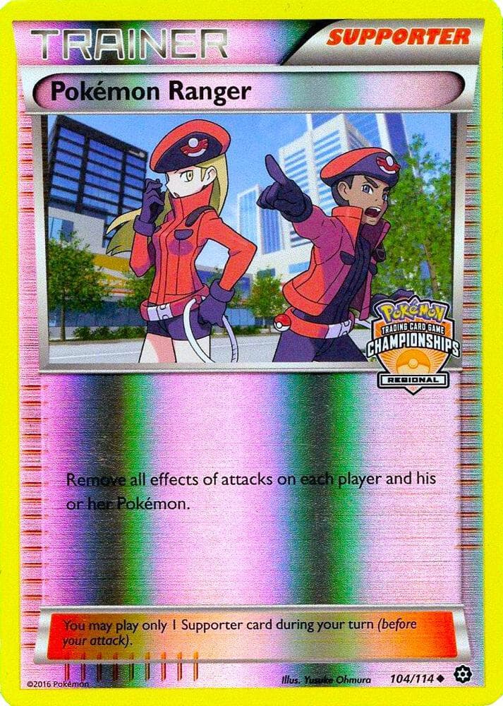 Pokemon Ranger - 104/114 (Regional Championships) — League & Championship Cards 104 Pokémon card