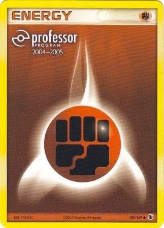 Fighting Energy (2004-2005) — Professor Program Promos 105 Pokémon card