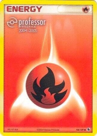 Fire Energy (2004-2005) — Professor Program Promos 108 Pokémon card