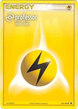 Lightning Energy (2004-2005) — Professor Program Promos 109 Pokémon card